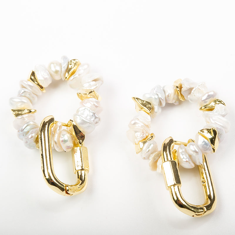 women's earrings freshwater pearl stud earrings
